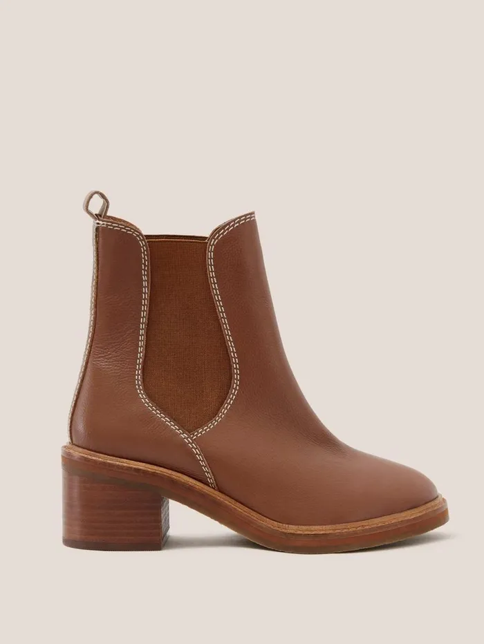 White Stuff BOOTS Connie Leather Chelsea Boot Mid Tan 8211 Women White Stuff BOOTS Connie Leather Chelsea Boot Mid Tan 8211 Women