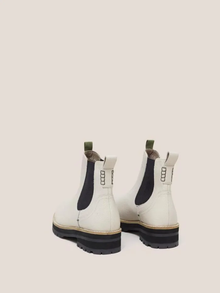 White Stuff BOOTS Esme Chunky Leather Chelsea Boot Pale Ivory 8211 Women White Stuff BOOTS Esme Chunky Leather Chelsea Boot Pale Ivory 8211 Women