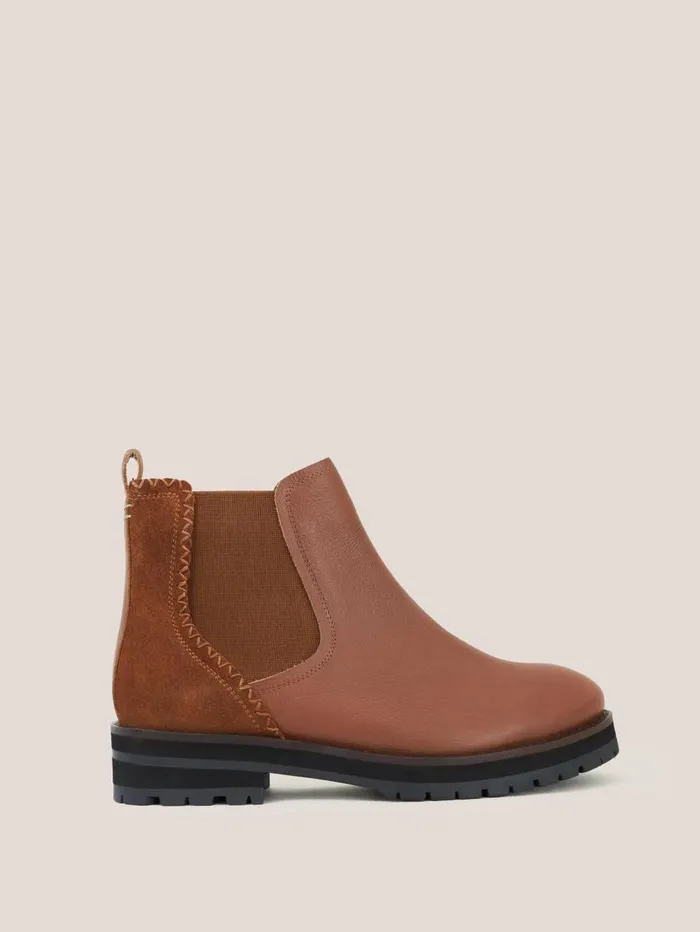 White Stuff BOOTS Esme Leather Chelsea Boot Mid Tan 8211 Women White Stuff BOOTS Esme Leather Chelsea Boot Mid Tan 8211 Women