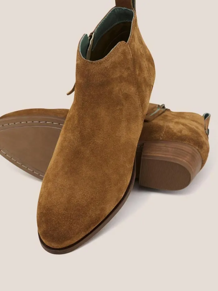 White Stuff BOOTS Suede Willow Ankle Boot Dark Tan 8211 Women White Stuff BOOTS Suede Willow Ankle Boot Dark Tan 8211 Women