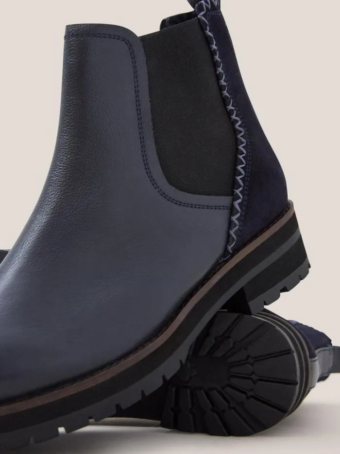 White Stuff BOOTS Wide Fit Leather Chelsea Boot Dark Navy 8211 Women White Stuff BOOTS Wide Fit Leather Chelsea Boot Dark Navy 8211 Women