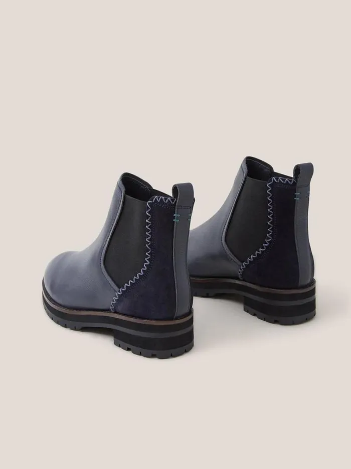 White Stuff BOOTS Wide Fit Leather Chelsea Boot Dark Navy 8211 Women White Stuff BOOTS Wide Fit Leather Chelsea Boot Dark Navy 8211 Women