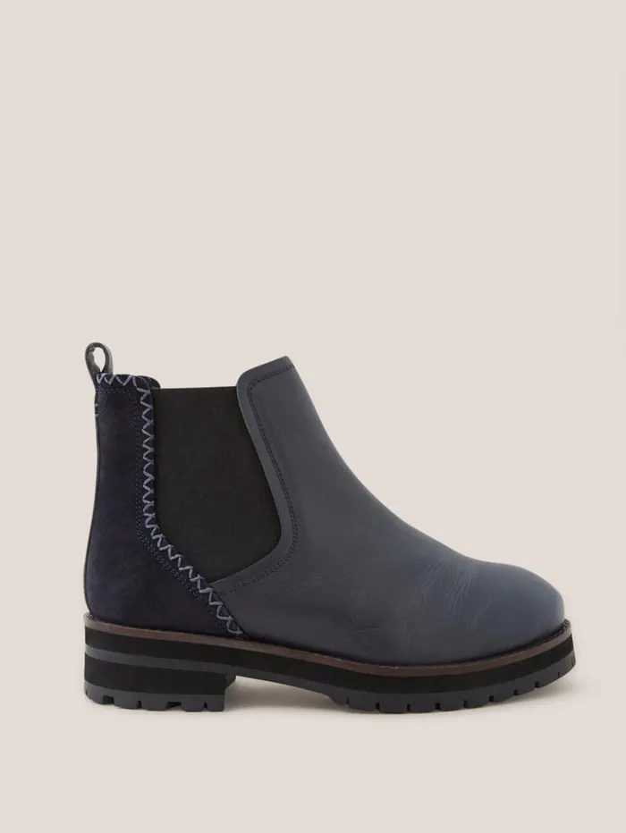 White Stuff BOOTS Wide Fit Leather Chelsea Boot Dark Navy 8211 Women White Stuff BOOTS Wide Fit Leather Chelsea Boot Dark Navy 8211 Women