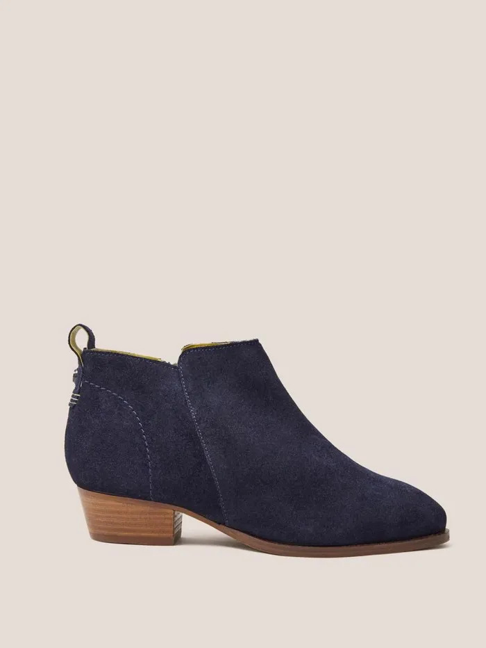 White Stuff BOOTS Wide Fit Suede Ankle Boot Dark Navy 8211 Women White Stuff BOOTS Wide Fit Suede Ankle Boot Dark Navy 8211 Women