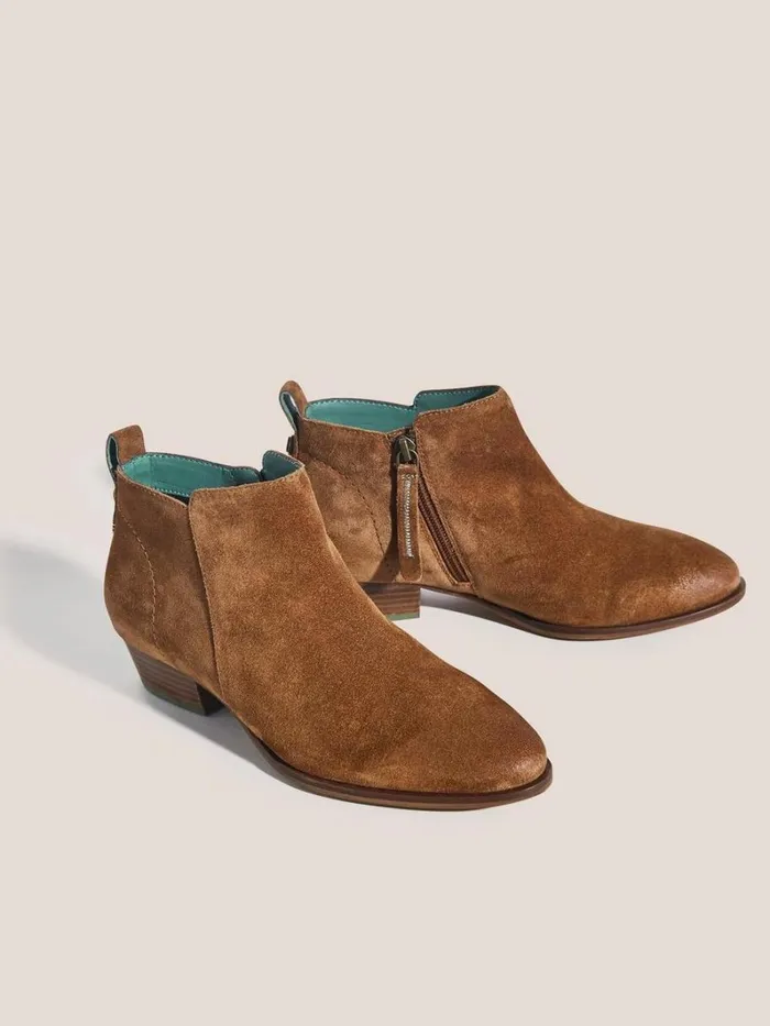 White Stuff BOOTS Willow Ankle Boot Dark Tan 8211 Women