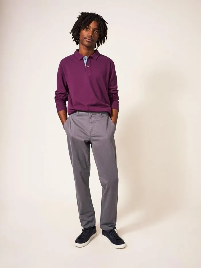 White Stuff CHINOS Elm Chino Trouser Mid Grey 8211 Men