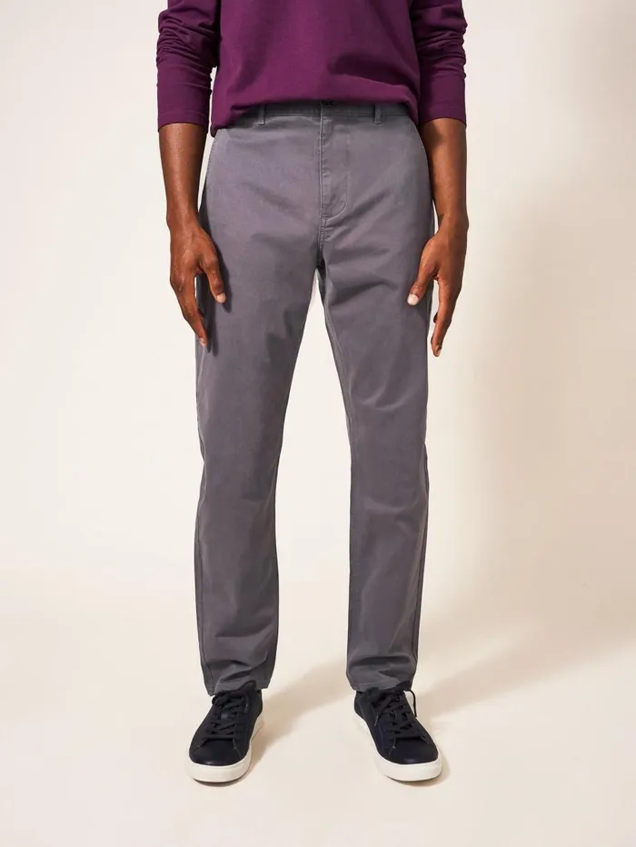 White Stuff CHINOS Elm Chino Trouser Mid Grey 8211 Men White Stuff CHINOS Elm Chino Trouser Mid Grey 8211 Men