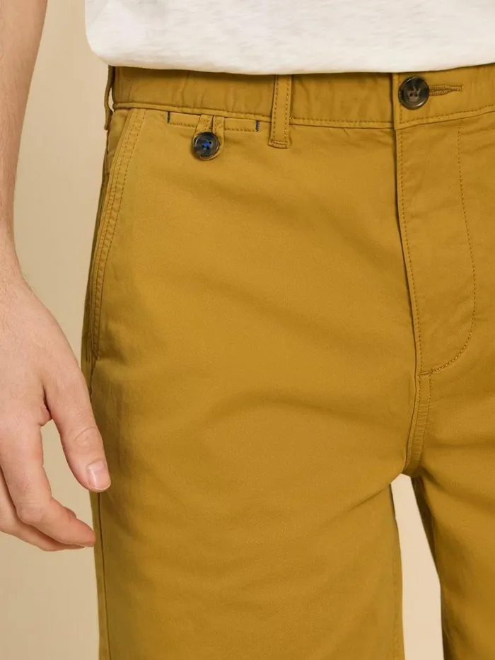 White Stuff CHINOS Sutton Organic Chino Short Deep Yellow 8211 Men