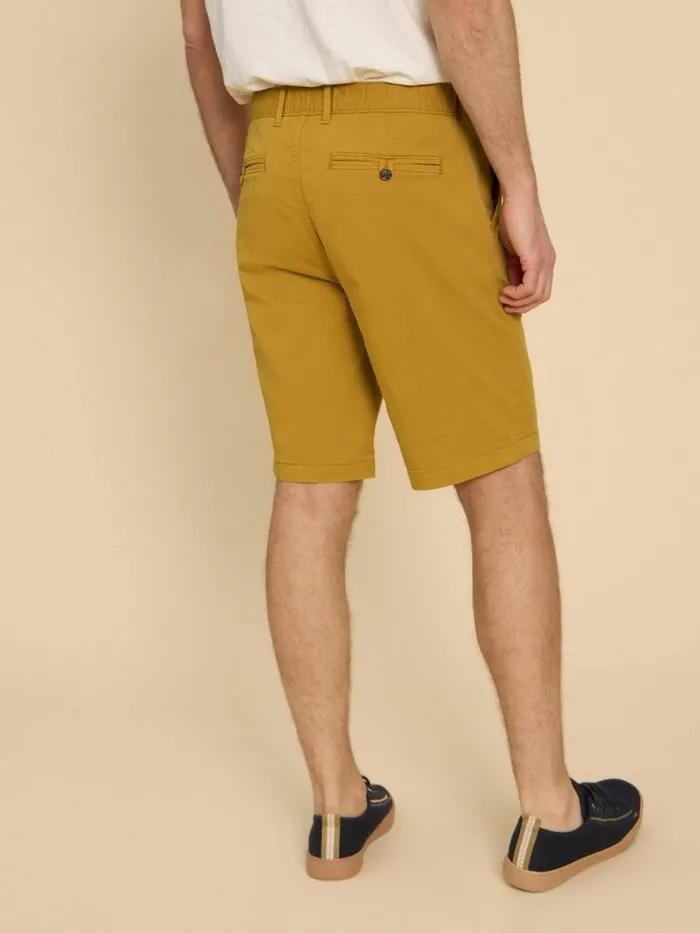 White Stuff CHINOS Sutton Organic Chino Short Deep Yellow 8211 Men