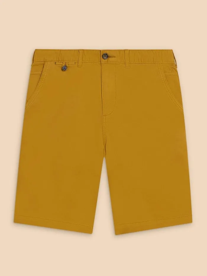 White Stuff CHINOS Sutton Organic Chino Short Deep Yellow 8211 Men