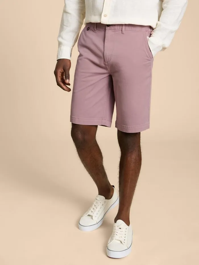 White Stuff CHINOS Sutton Organic Chino Short Dusty Pink 8211 Men White Stuff CHINOS Sutton Organic Chino Short Dusty Pink 8211 Men