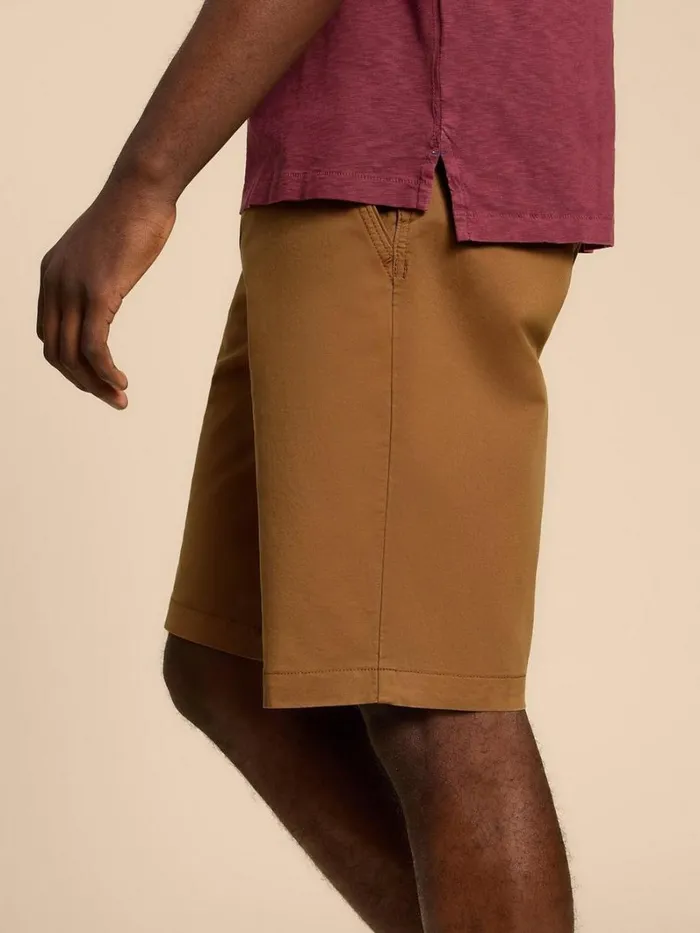 White Stuff CHINOS Sutton Organic Chino Short Mid Brown 8211 Men