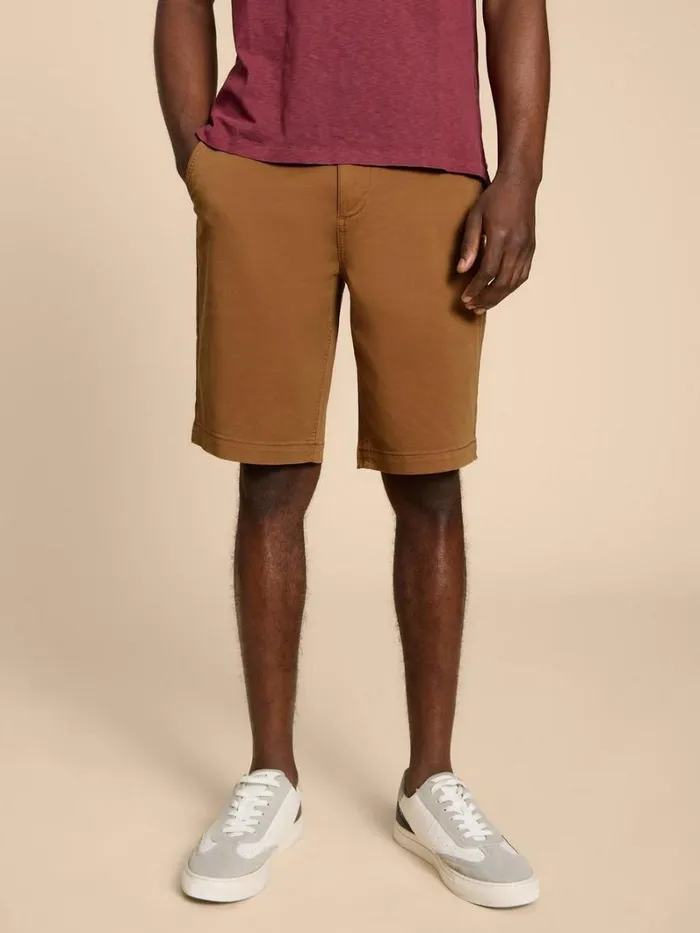 White Stuff CHINOS Sutton Organic Chino Short Mid Brown 8211 Men White Stuff CHINOS Sutton Organic Chino Short Mid Brown 8211 Men