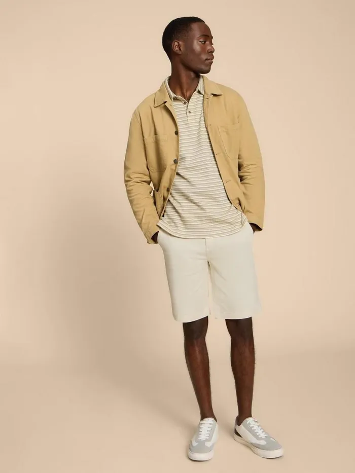 White Stuff CHINOS Sutton Organic Chino Short Natural White 8211 Men