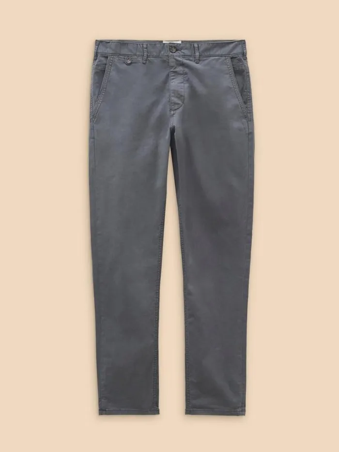 White Stuff CHINOS Sutton Organic Chino Trouser Dk Grey 8211 Men White Stuff CHINOS Sutton Organic Chino Trouser Dk Grey 8211 Men