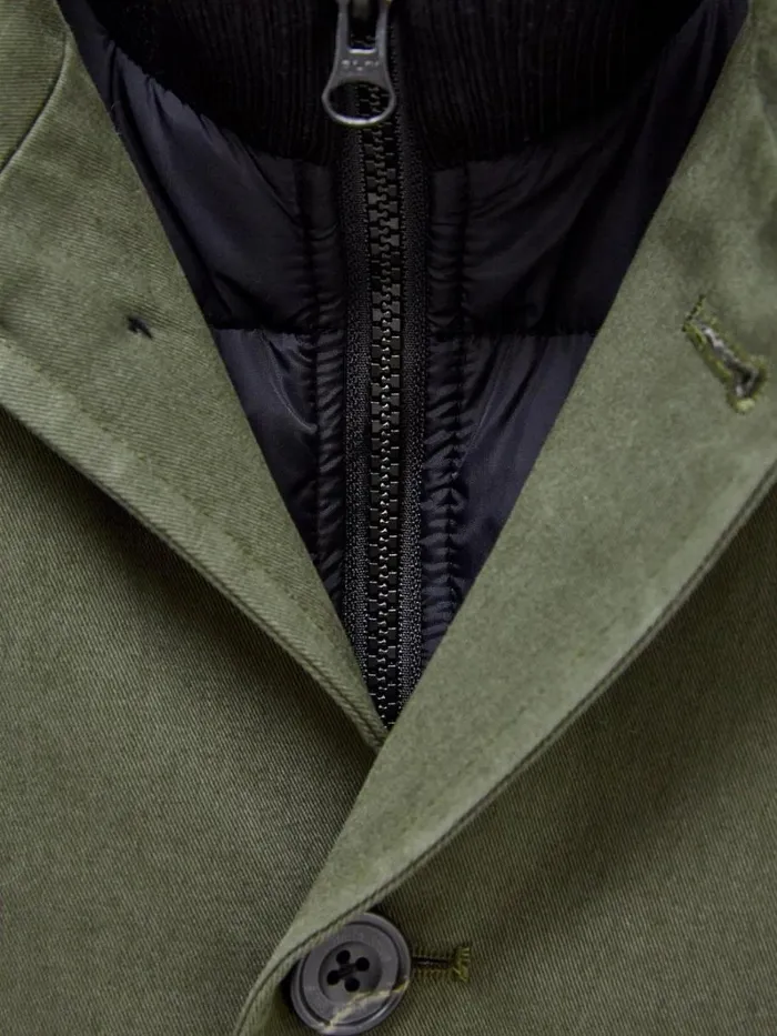 White Stuff COATS and JACKETS Commuter Mac Coat Dark Green 8211 Men