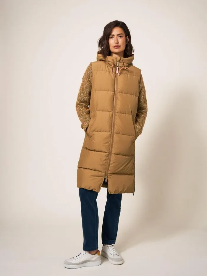 White Stuff COATS and JACKETS Ember Quilted Gilet Mid Tan 8211 Women White Stuff COATS and JACKETS Ember Quilted Gilet Mid Tan 8211 Women