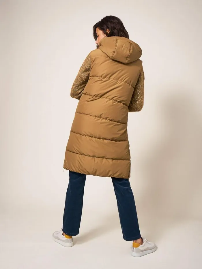 White Stuff COATS and JACKETS Ember Quilted Gilet Mid Tan 8211 Women White Stuff COATS and JACKETS Ember Quilted Gilet Mid Tan 8211 Women