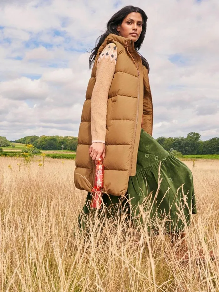 White Stuff COATS and JACKETS Ember Quilted Gilet Mid Tan 8211 Women White Stuff COATS and JACKETS Ember Quilted Gilet Mid Tan 8211 Women