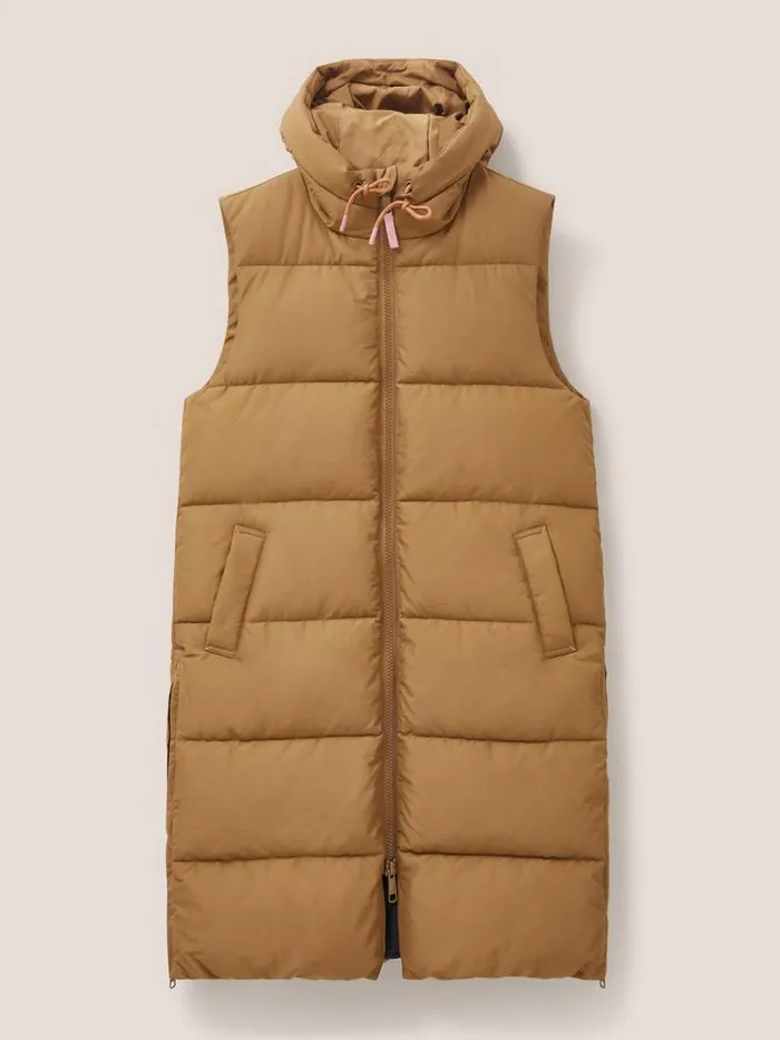 White Stuff COATS and JACKETS Ember Quilted Gilet Mid Tan 8211 Women White Stuff COATS and JACKETS Ember Quilted Gilet Mid Tan 8211 Women