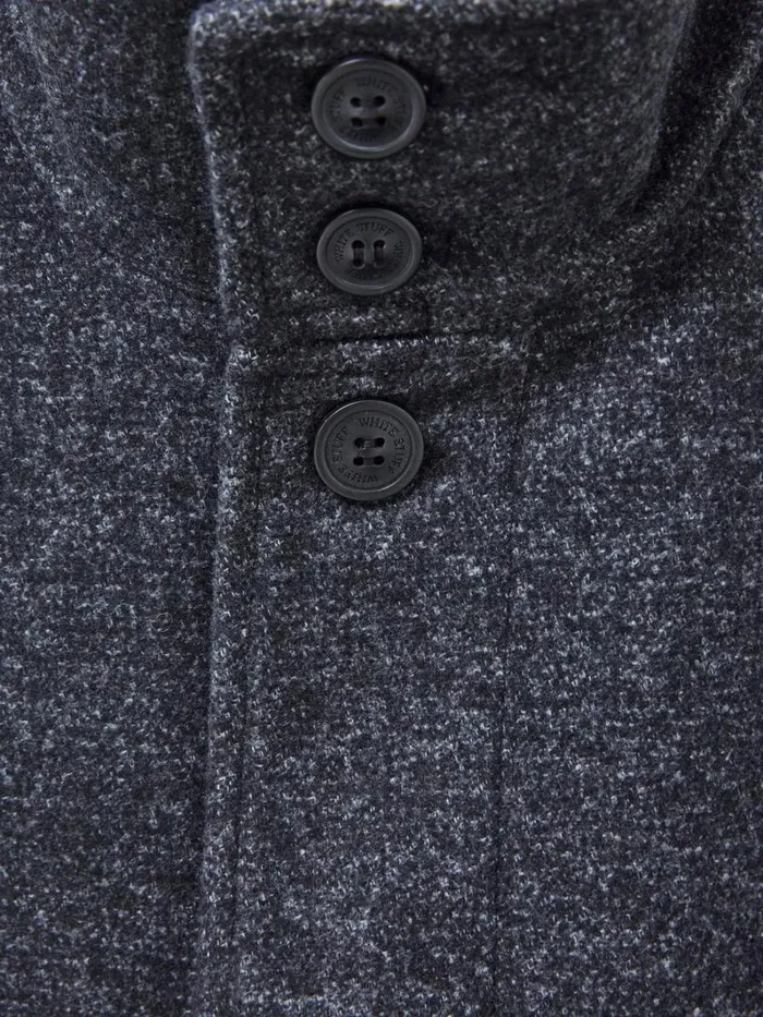 White Stuff COATS and JACKETS Horsholm Wool Funnel Coat Charcoal Grey 8211 Men White Stuff COATS and JACKETS Horsholm Wool Funnel Coat Charcoal Grey 8211 Men