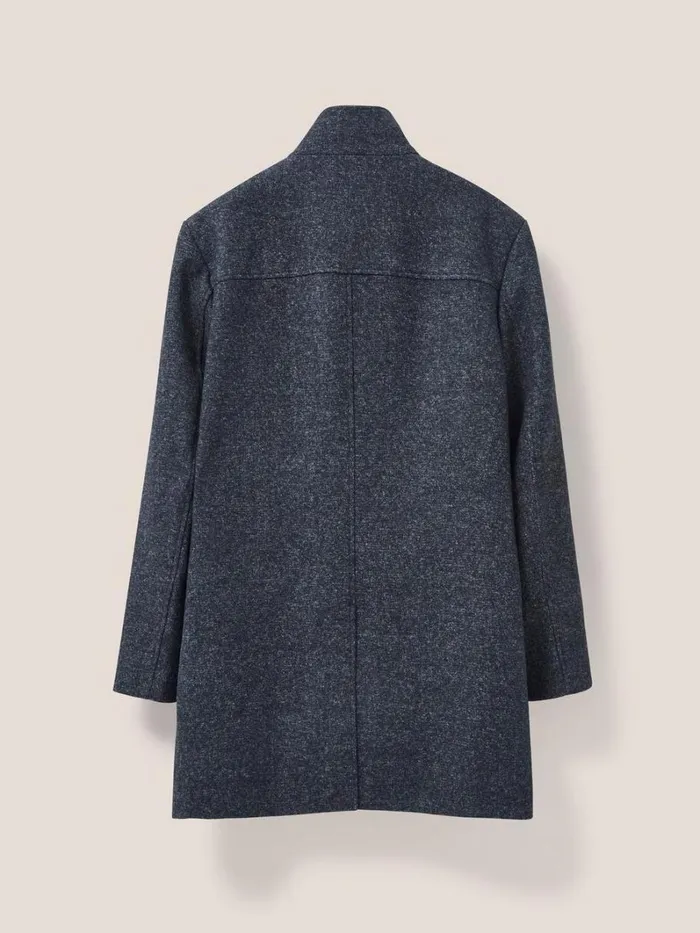 White Stuff COATS and JACKETS Horsholm Wool Funnel Coat Charcoal Grey 8211 Men White Stuff COATS and JACKETS Horsholm Wool Funnel Coat Charcoal Grey 8211 Men