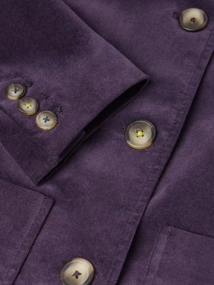 White Stuff COATS and JACKETS Karla Velvet Peacoat Dark Purple 8211 Women White Stuff COATS and JACKETS Karla Velvet Peacoat Dark Purple 8211 Women