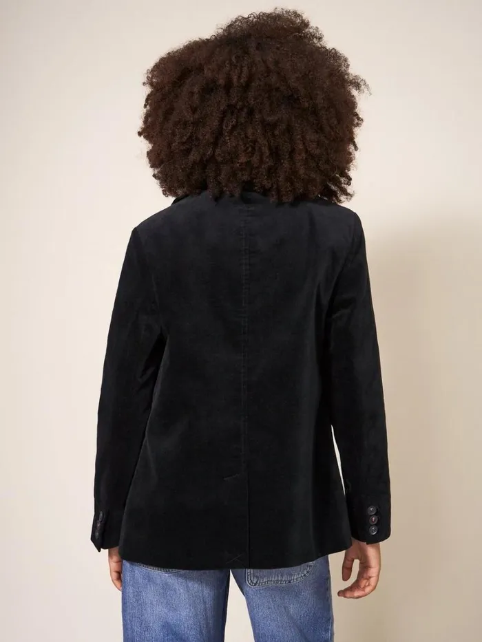 White Stuff COATS and JACKETS Karla Velvet Peacoat Pure Black 8211 Women White Stuff COATS and JACKETS Karla Velvet Peacoat Pure Black 8211 Women