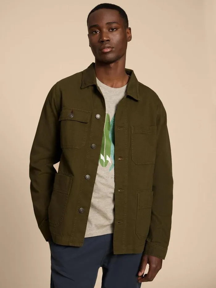 White Stuff COATS and JACKETS Kynman Workwear Jacket Khaki Green 8211 Men White Stuff COATS and JACKETS Kynman Workwear Jacket Khaki Green 8211 Men