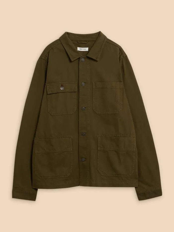 White Stuff COATS and JACKETS Kynman Workwear Jacket Khaki Green 8211 Men White Stuff COATS and JACKETS Kynman Workwear Jacket Khaki Green 8211 Men