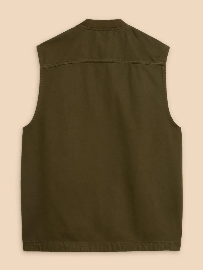 White Stuff COATS and JACKETS McCarthy Gilet Khaki Green 8211 Men White Stuff COATS and JACKETS McCarthy Gilet Khaki Green 8211 Men