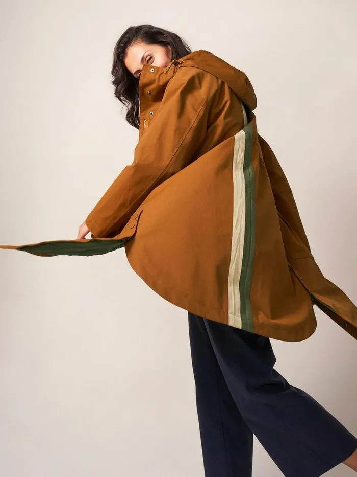 White Stuff COATS and JACKETS Millie Waterproof Jacket Dark Tan 8211 Women White Stuff COATS and JACKETS Millie Waterproof Jacket Dark Tan 8211 Women