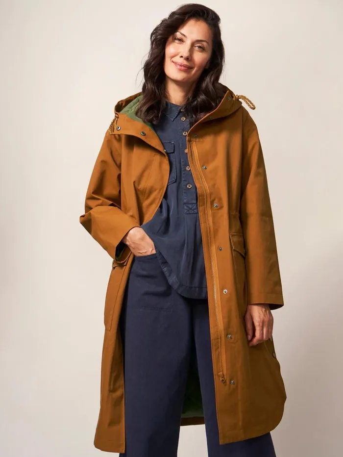 White Stuff COATS and JACKETS Millie Waterproof Jacket Dark Tan 8211 Women White Stuff COATS and JACKETS Millie Waterproof Jacket Dark Tan 8211 Women