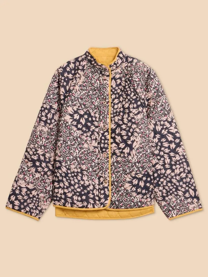 White Stuff COATS and JACKETS Natalie Reversible Jacket Black Print 8211 Women White Stuff COATS and JACKETS Natalie Reversible Jacket Black Print 8211 Women
