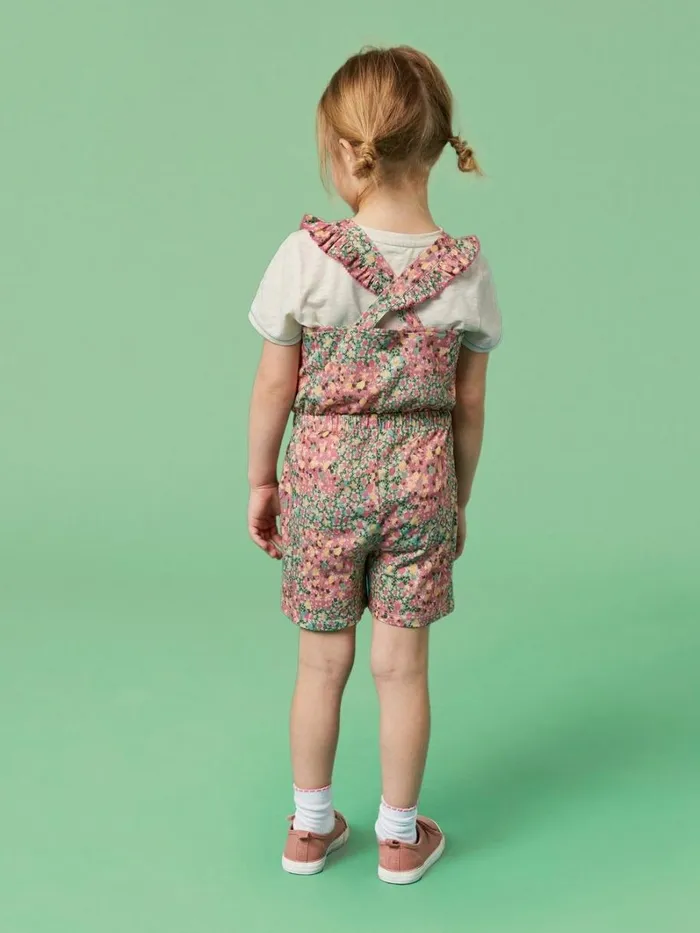 White Stuff DRESSES and SKIRTS Ava Printed Playsuit Pink Multi 8211 Kids White Stuff DRESSES and SKIRTS Ava Printed Playsuit Pink Multi 8211 Kids