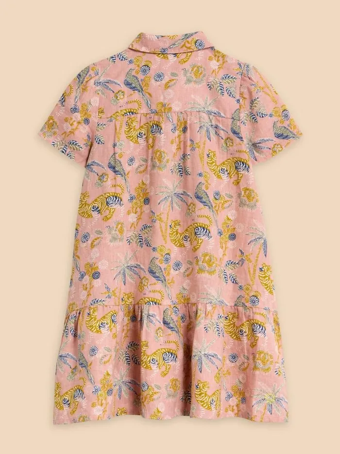 White Stuff DRESSES and SKIRTS Printed Woven Shirt Dress Pink Multi 8211 Kids White Stuff DRESSES and SKIRTS Printed Woven Shirt Dress Pink Multi 8211 Kids