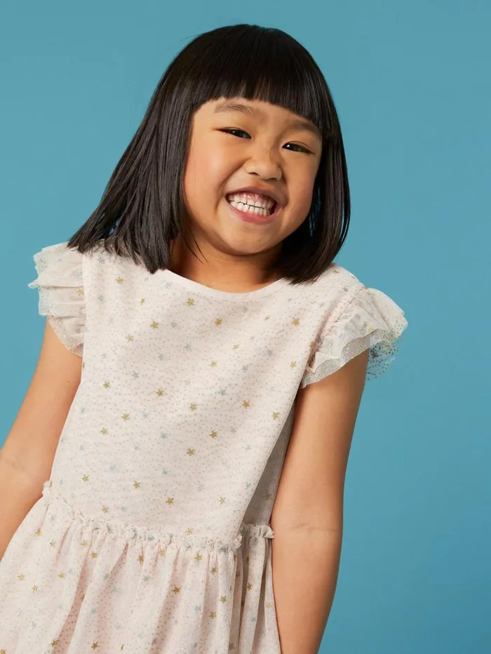 White Stuff DRESSES and SKIRTS Tuelle Star Layered Dress Mid Pink 8211 Kids White Stuff DRESSES and SKIRTS Tuelle Star Layered Dress Mid Pink 8211 Kids