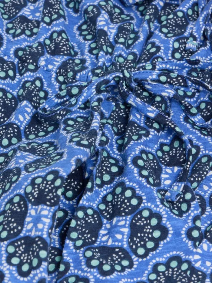 White Stuff DRESSES Freya Jersey Beach Dress Blue Print 8211 Women White Stuff DRESSES Freya Jersey Beach Dress Blue Print 8211 Women