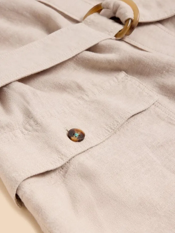 White Stuff DRESSES Hazel Linen Blend Shirt Dress Light Natural 8211 Women White Stuff DRESSES Hazel Linen Blend Shirt Dress Light Natural 8211 Women