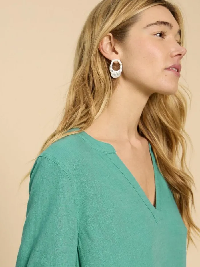 White Stuff DRESSES Lydia Shift Dress Mid Teal 8211 Women White Stuff DRESSES Lydia Shift Dress Mid Teal 8211 Women