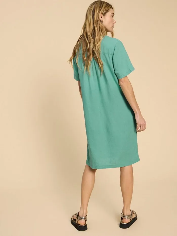 White Stuff DRESSES Lydia Shift Dress Mid Teal 8211 Women White Stuff DRESSES Lydia Shift Dress Mid Teal 8211 Women
