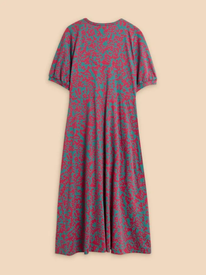 White Stuff DRESSES Megan Jersey Printed Dress Pink Print 8211 Women White Stuff DRESSES Megan Jersey Printed Dress Pink Print 8211 Women
