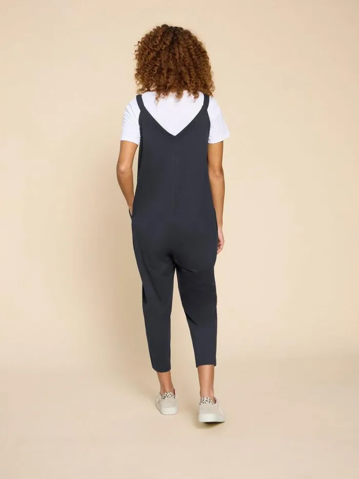 White Stuff DRESSES Selina Jersey Jumpsuit Charcoal Grey 8211 Women