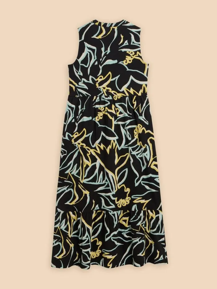 White Stuff DRESSES Sonia Jersey Maxi Dress Black Print 8211 Women White Stuff DRESSES Sonia Jersey Maxi Dress Black Print 8211 Women