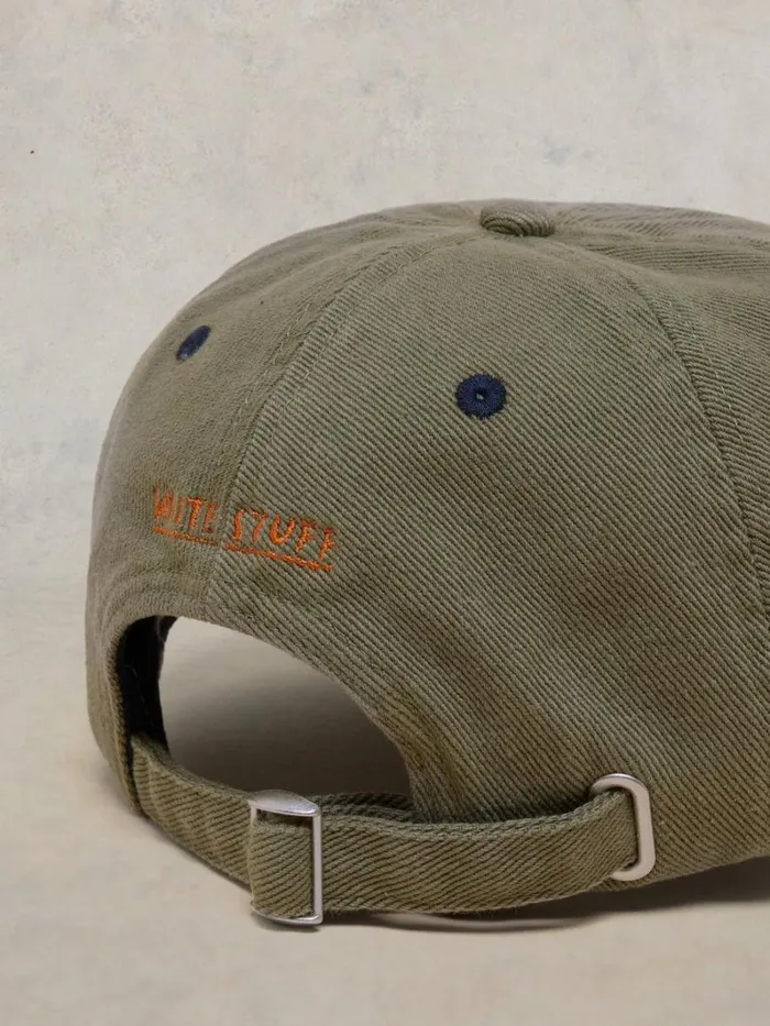 White Stuff HATS Cotton Casual Baseball Cap Khaki Green 8211 Men White Stuff HATS Cotton Casual Baseball Cap Khaki Green 8211 Men