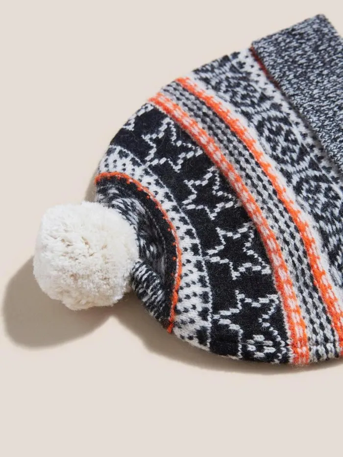White Stuff HATS Star Fairisle Hat Natural Multi 8211 Women White Stuff HATS Star Fairisle Hat Natural Multi 8211 Women