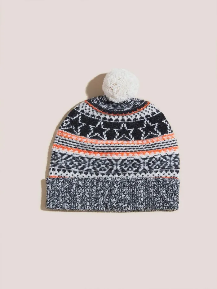 White Stuff HATS Star Fairisle Hat Natural Multi 8211 Women White Stuff HATS Star Fairisle Hat Natural Multi 8211 Women