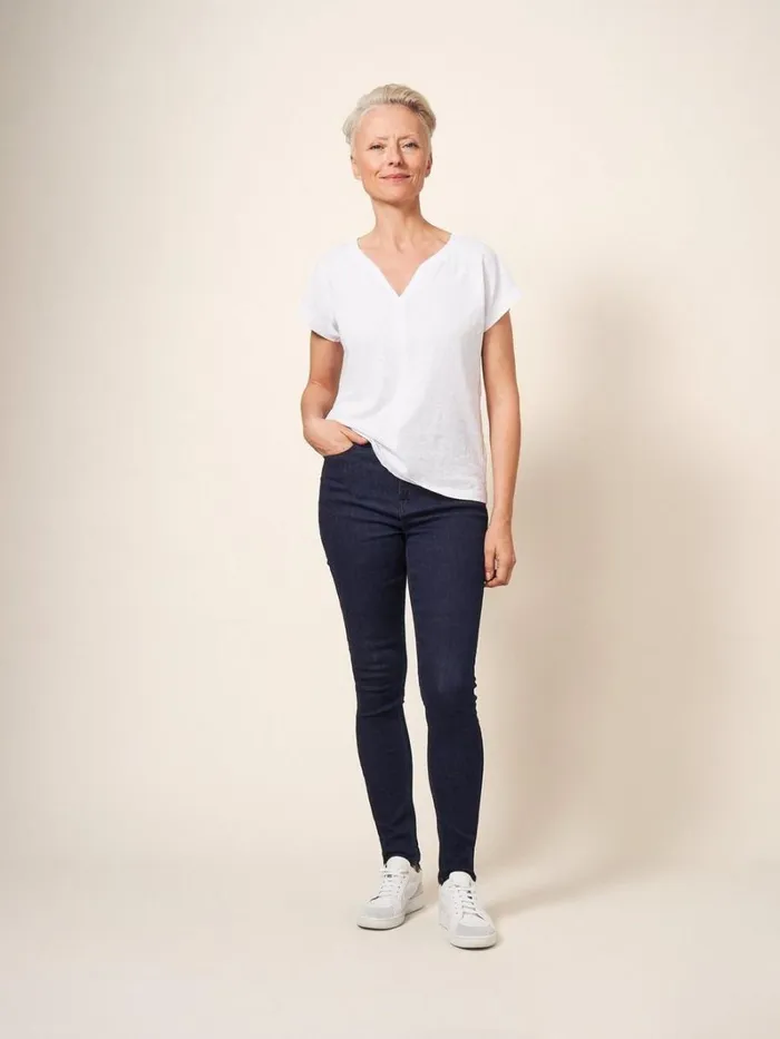 White Stuff JEANS Amelia Skinny Jeans Dk Denim 8211 Women