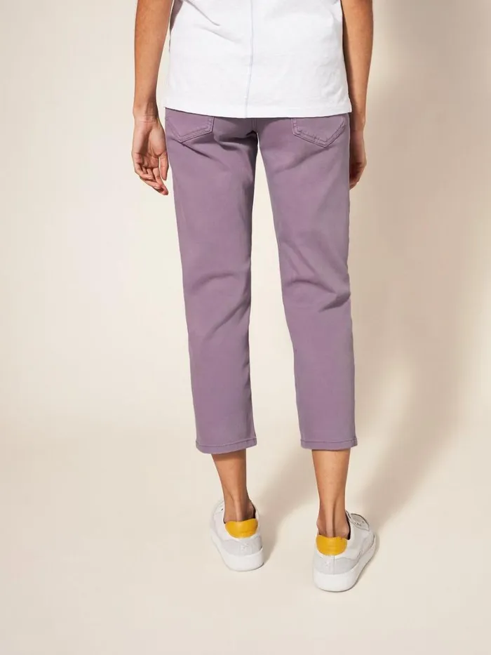 White Stuff JEANS Blake Straight Crop Jeans Dusty Purple 8211 Women