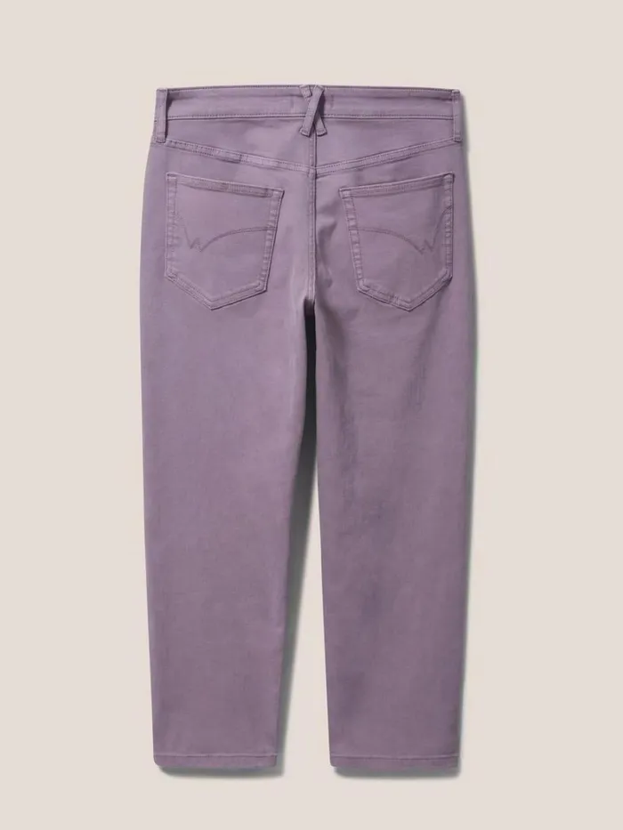 White Stuff JEANS Blake Straight Crop Jeans Dusty Purple 8211 Women